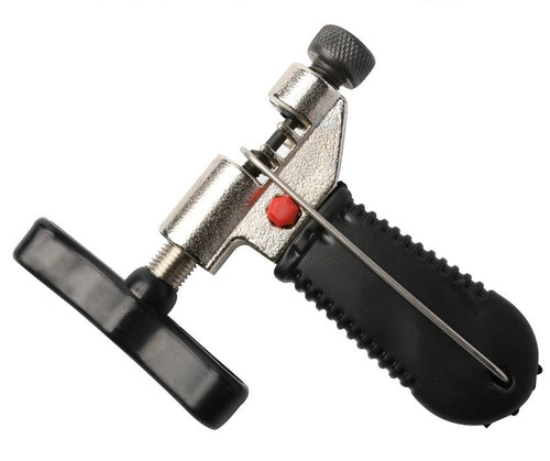 Close-up of the bicycle chain breaker tool